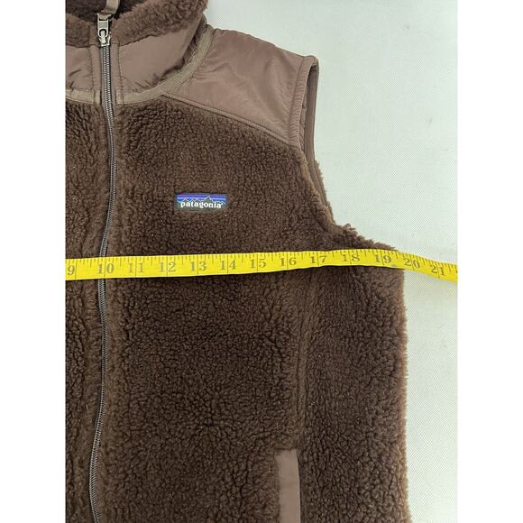 Patagonia Vest Adult Large Brown Retro Pile Fleece Womens - Picture 5 of 8